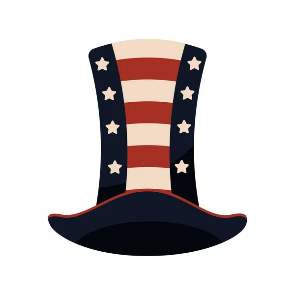 Traditional american hat — Stock Vector