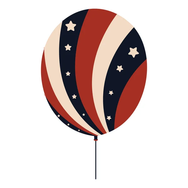 有国旗的气球 — 图库矢量图片