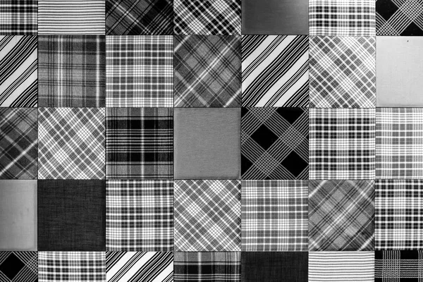 Black White Textile Texture — Stock Photo, Image