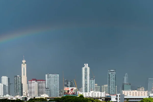 Bangkok şehrinin üstündeki gökkuşağı, THAILAND