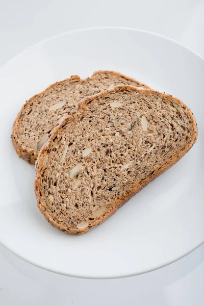 Dilimlenmiş tam buğday ekmeği dokusu