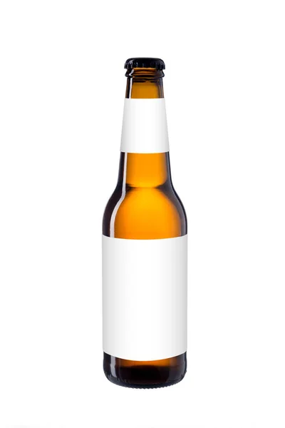 Craft Beer Bottle Isolated White Background — Stock Photo, Image