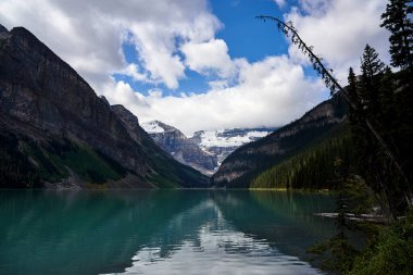 Banff Ulusal Parkı 'nda Louise Gölü, Alberta, Rocky Dağları, Kanada