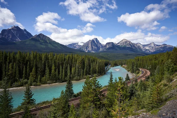 Morant Curve Bow Valley Parkway Banff National Park Αλμπέρτα Καναδάς — Φωτογραφία Αρχείου