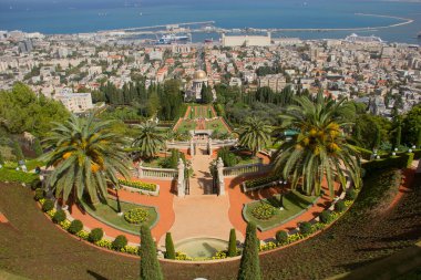 Bahai Dünya İdari ve Ruhsal Merkezi, Hayfa 'daki Bahai Bahçeleri, İsrail