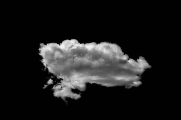 Nube Sobre Fondo Negro Excelente Para Inserciones Los Cielos Color Imagen De Stock