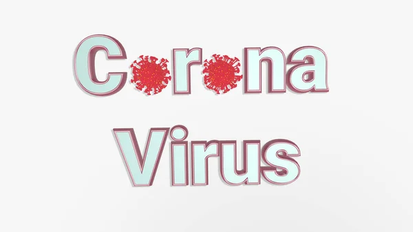 Rendern Corona Virus 2020 Wuhan Virus Krankheit Methoden Zur Prävention — Stockfoto