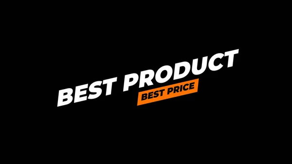 Best Product Best Price Word Concept Illustration Use Landing Page — стоковое фото