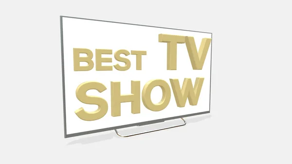 Best Show Emblem Design Illustration White Background — 스톡 사진