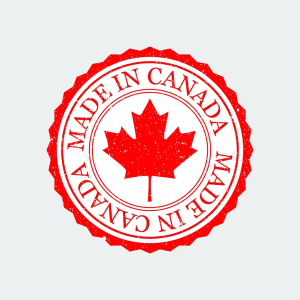 Grunge Rubber Stamp Canadá.Vector Ilustración — Archivo Imágenes Vectoriales