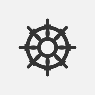 Çark Icon.Vector illüstrasyon