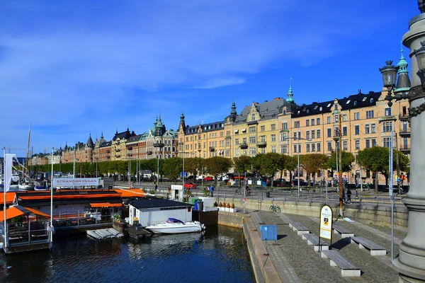 斯德哥尔摩, 瑞典-9月: 旧城区的秋景 — 图库照片