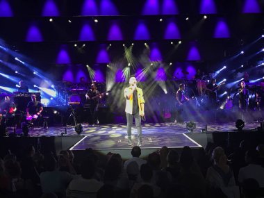 Türkiye, Samsun - 24 Temmuz. 2020: Tarkan müzik konseri