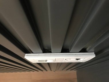 Yukarıdan alınan modern güç soketi resmi