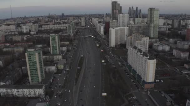 Timelapse Route Partir Drone — Video