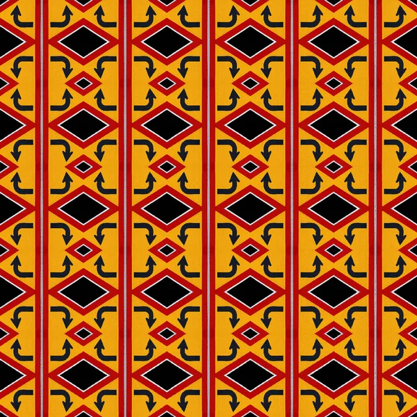 Kaleidoscope Pattern Motivated Red Yellow Black Traffic Signs Radial Spreading — Stock Photo, Image