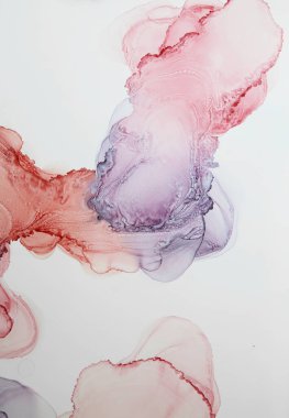 Alkol mürekkebi modern soyut resim, modern sanat. Renkli soyut resim arkaplanı. Soyut renkli arka plan, duvar kağıdı. Modern sanat. Mermer dokusunu boya. Acıya yakın çekim