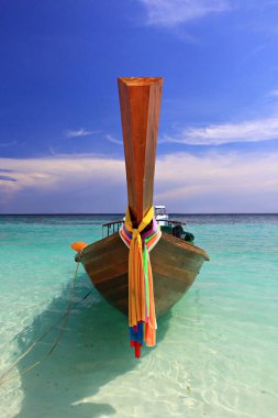 Andaman deniz Güney Tayland Andaman uzun kuyruk tekne 