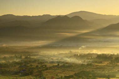 Yun Lai bakış açısı, Mae Hong Son Northern, Tayland 'ın en iyi bakış açısı.. 