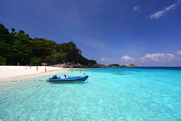 Barca Sull Isola Koh Tao Provincia Surat Thani Thailandia — Foto Stock