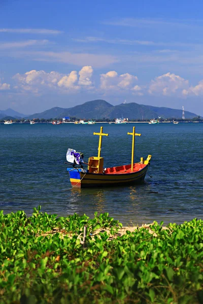 Barco Ilha Koh Tao Província Surat Thani Tailândia — Fotografia de Stock