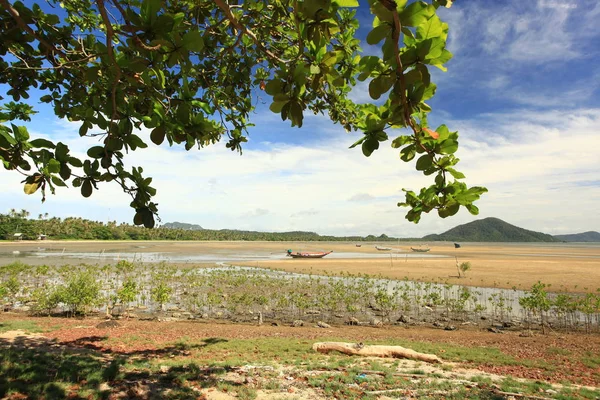 Paisagem Baía Krok Argamassa Bay Frente Praia Koh Pitak Chumphon — Fotografia de Stock