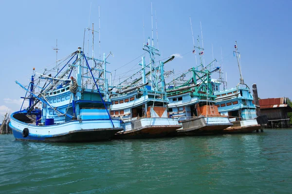 Bateaux Pêche Est Pêche Pêcheurs Est Une Carrière Qui Été — Photo