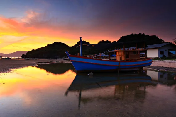 Bateau Sur Île Koh Tao Province Surat Thani Thaïlande — Photo