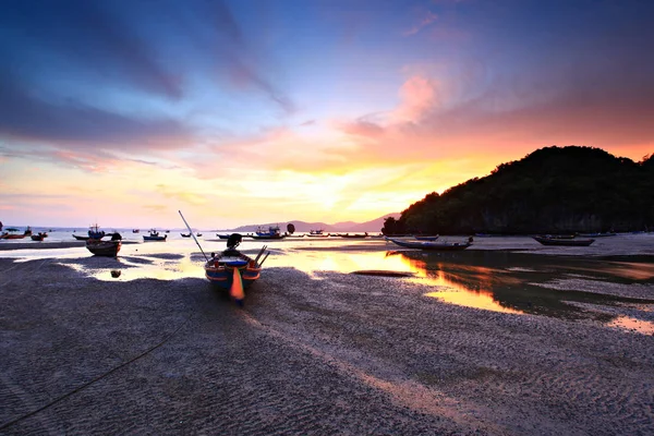 Barcos Ilha Koh Tao Província Surat Thani Tailândia — Fotografia de Stock