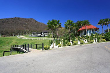 Phetchaburi, Tayland -: 5 Mayıs: Kraliyet Girişim Projesi 'nde yer alan Majesteleri Kral Bhumibol Adulyadej' in evi, 5 Mayıs 2014 Phetchaburi Eyaleti, Tayland