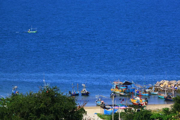 Hua Hin Beach Ship Famous Thailand — Stock Photo, Image