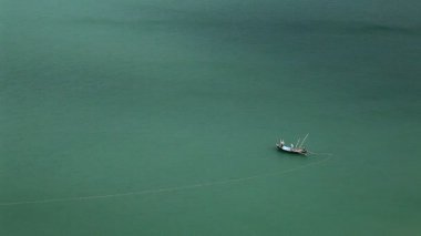 Khao Lom Muak, Ao Manao, Prachuap Khiri Khan, Tayland 'dan Uygulama Khiri Khiri Körfezi Manzarası 
