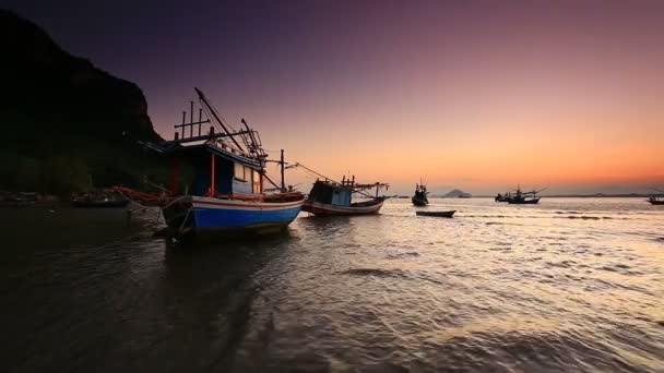 Barche Khao Mong Lai Forest Park Prachuap Khiri Khan Province — Video Stock