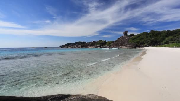 Thonglang Thonglang Plajı Thonglang Khiri Khan Eyaleti Tayland — Stok video