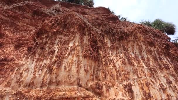 Beautiful Sunrise Fung Daeng Red Cliffs Bang Saphan Noi Prachuap — ストック動画