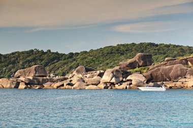 Donal Duck Rock symbol of Koh Pad Similan National Park, Phang Nga Province, Thailand  