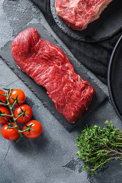 Rohe Tri Tip Unten Roastbeef Oder Tri Tip Dreieck Gebratenen — Stockfoto