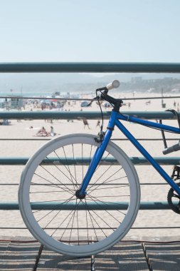 Beach iskelesinden Vintage Bisiklet