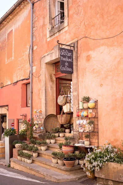 Provence Frankrike Söt Stad Arkitektur Och Gator — Stockfoto