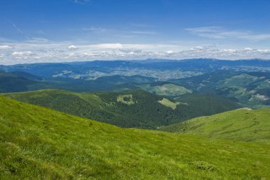 Goverla yaz manzarası, Karpat dağları tırmanışı, Ukrayna