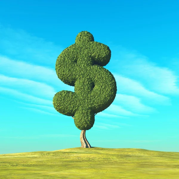 Dollar shaped tree