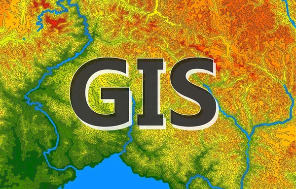 Sistemas Informação Geográfica Sig Cartografia Mapeamento Mapeamento Web Dia Sig — Vetor de Stock