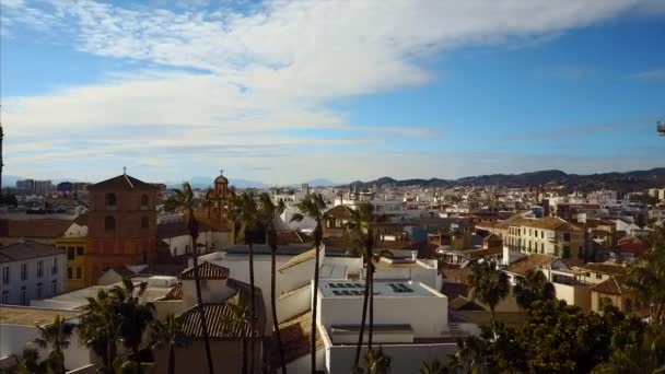 Paisaje urbano desde el cielo — Vídeo de stock