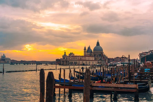 Grand Canal Basilique Santa Maria Della Salute Venise Italie — Photo