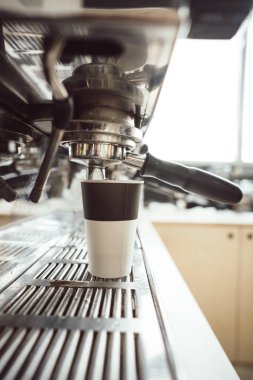 Fotoğraf kağıt bardak kahve ve kahve makineleri için