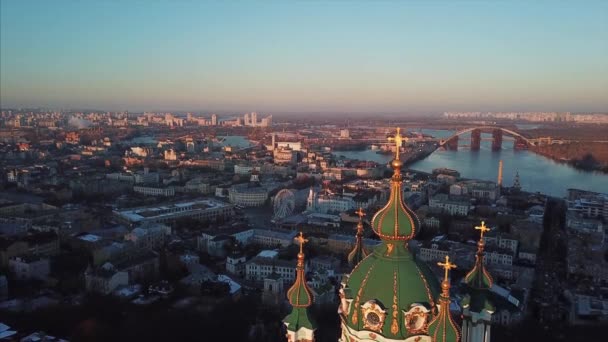 Saint Andrews Kilisesi 'nin hava üssü.. — Stok video