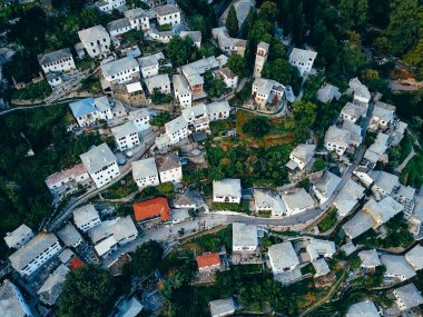 küçük bir kasaba olan kırsal, hava fotoğrafçılığı