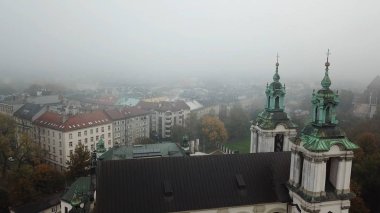 Wawel Kraliyet Kalesi, Krakow Hava Görüntüsü,