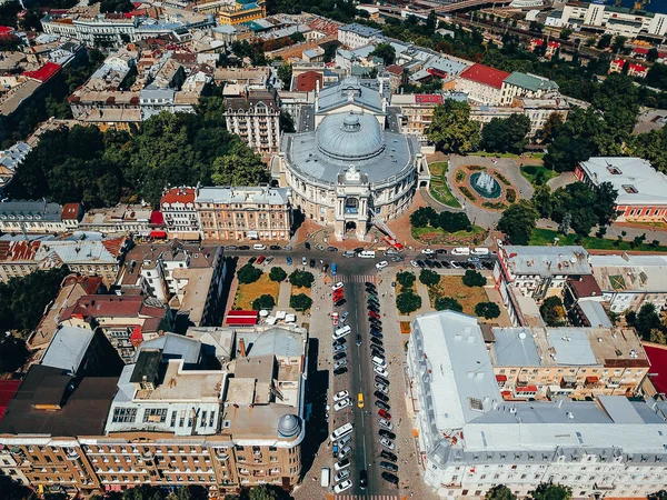 Фото великого міста з видом на пташине око . — стокове фото