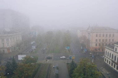 Hava aracı görüntüleri. Kiev Panoraması